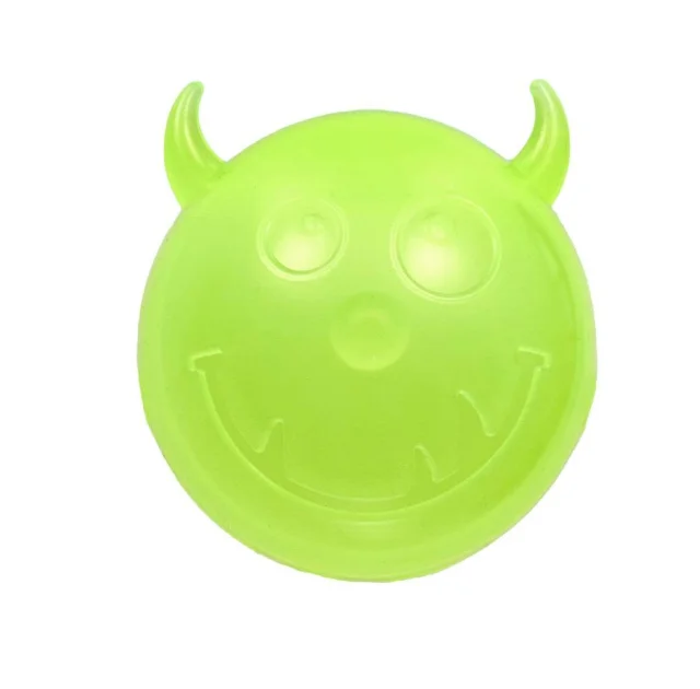 Мяч AnimAll Fun чёртик с пищалкой для собак и кошек, 45 мм, желтый