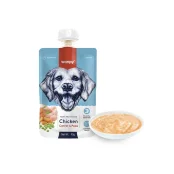 Крем-суп Wanpy Chicken Carrot & Pea для собак с курицей и морковью, 90 г