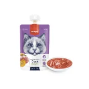 Крем-суп Wanpy Duck & Pumkin для котів, качка з гарбузом, 90 г
