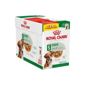 Вологий корм Royal Canin Mini Adult, для собак маленьких порід, шматочки в соусі, 8+4 у подарунок, 1.02 кг