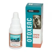 Краплі вушні ЗооХелс Отохелс для лікування отитів у собак, котів та кроликів, 15 мл