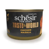 Влажный корм Schesir Taste the World Chicken Masala, консервы для собак, масала с курицей в бульоне, 150 г
