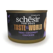 Влажный корм Schesir Taste the World Chicken Thai Coconut, консервы для собак, курица по-тайски в бульоне, 150 г
