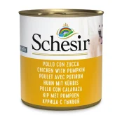 Влажный корм Schesir Chicken With Pumpkin, консервы для собак, курица с тыквой в желе, 285 г