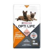 Сухой суперпремиум корм Opti Life Puppy Sensitive, для щенков всех пород, лосось 2.5 кг