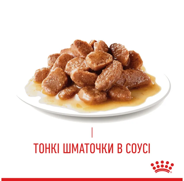 Вологий корм Royal Canin Hairball Care для виведення шерсті у кішок, шматочки в соусі, 85 г