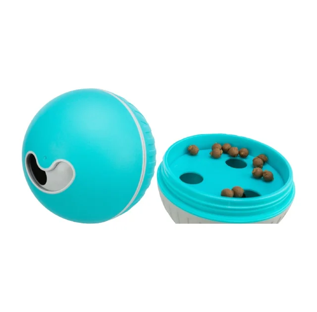 Мяч для лакомств Trixie Snack Ball для собак, пластик, 7.5 см, синий