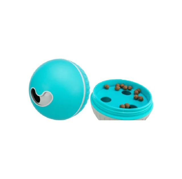 Мяч для лакомств Trixie Snack Ball для собак, пластик, 14 см, синий