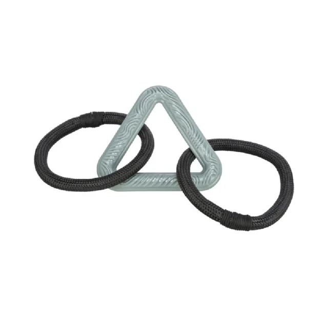 Игрушка Trixie CityStyle треугольник с веревочными колечками, для собак, TPR, 44 см