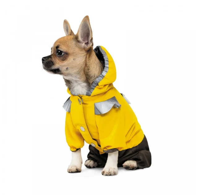 Дощовик Pet Fashion Elsa для собак, дівчинка, розмір XS2, жовтий
