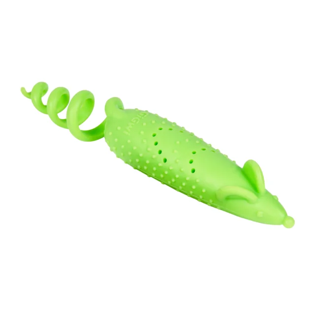 Игрушка GiGwi Refillable Catnip Мышка резиновая для кошек, резина, 16,5 см