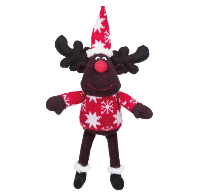 Игрушка Trixie Assortment Reindeers Рождественский олень, для собак, плюш, 42 см