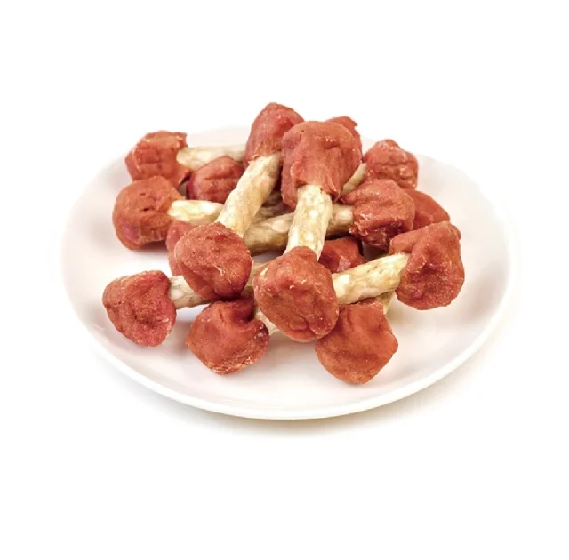 Ласощі для собак Wanpy Lamb Jerky Dumbell, в'ялене ягня, кістка-гантель, 100 г
