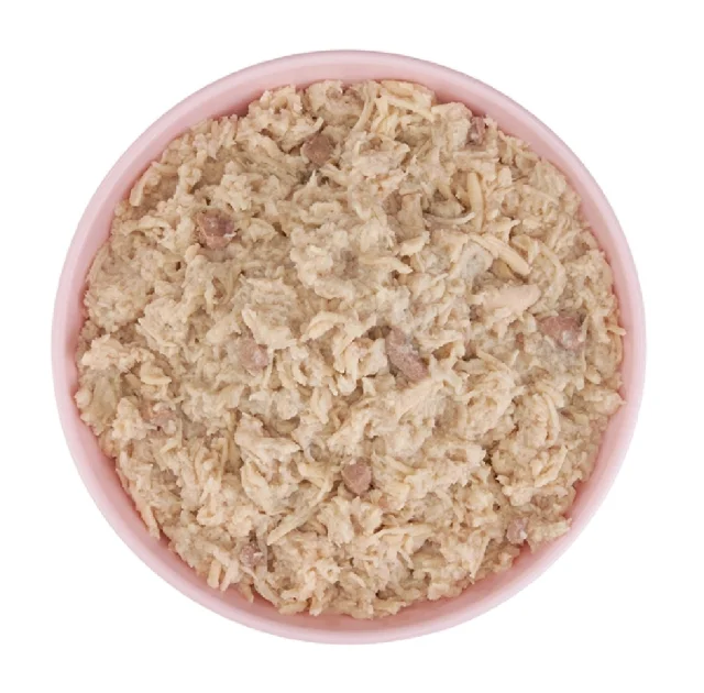 Вологий корм Schesir Baby Chicken With Salmon, консерви для кошенят, курка з лососем в бульйоні, 70 г
