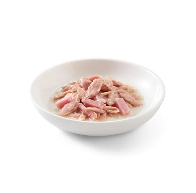 Вологий корм Schesir Tuna with Ham для котів, тунець з шинкою в бульйоні, 140 г
