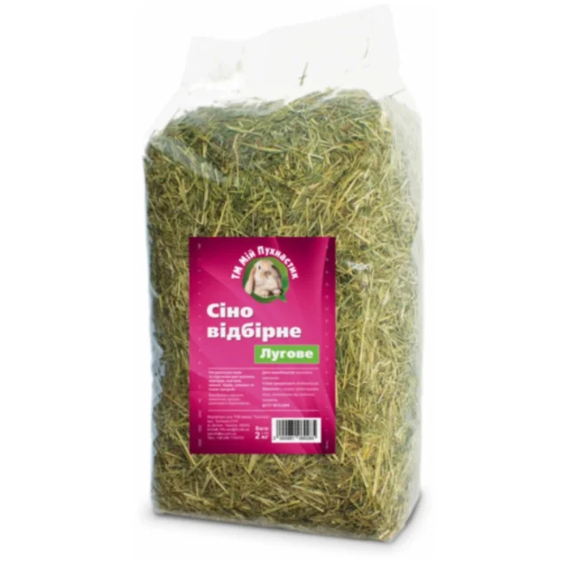 Мой Пушистик сено луговое отборное, 2 кг