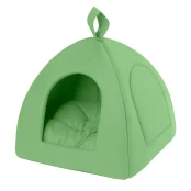 Піраміда Теремок,для тварин, XS, ширина 38 см, довжина 38 см, В 38 см, салатовий