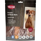 Лакомство Trixie 4 Meat Bars микс для собак, курица, утка, ягнёнок и лосось, 100 г, упаковка 4 шт