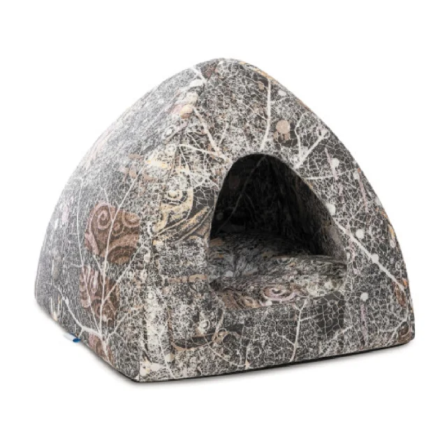 Дом-лежанка Природа, Yurt, орнамент, для собак и кошек, 38 × 38 × 36 см