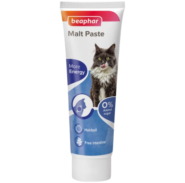 Паста Beaphar Malt Paste для виведення шерсті у котів, 100 г