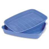 Туалет Природа №1 для кошек, с сеткой, 34.5×26×5 см