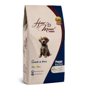 Полнорационный сухой корм HowMeow Puppy для щенков, с ягненком и рисом, 15 кг
