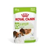 Влажный корм Royal Canin X-Small Adult для взрослых собак миниатюрных пород, кусочки в соусе, пауч, 85 г