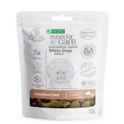 Беззерновые лакомства Nature's Protection Superior Care White Dogs Intestinal Care для взрослых собак, белая рыба и рис, 150 г