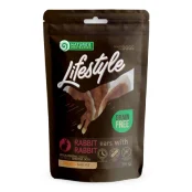 Лакомство Nature's Protection Lifestyle Rabbit Ears With Rabbit для собак, сушеные кроличьи уши с кроликом, 75 г