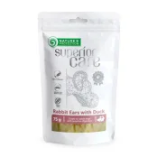 Лакомство Nature's Protection Superior Care Rabbit Ears With Duck для собак, кроличьи уши с уткой, 75 г