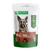Лакомство Nature's Protection Duck Breast Strips для собак, полоски из утиной грудки, 75 г