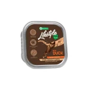 Вологий корм Nature's Protection Lifestyle Sensitive Digestion, для котів з качкою, 85 г