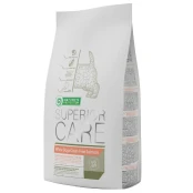 Сухой беззерновой корм Nature's Protection Superior Car корм для взрослых собак мелких и мини пород с лососем, 17 кг