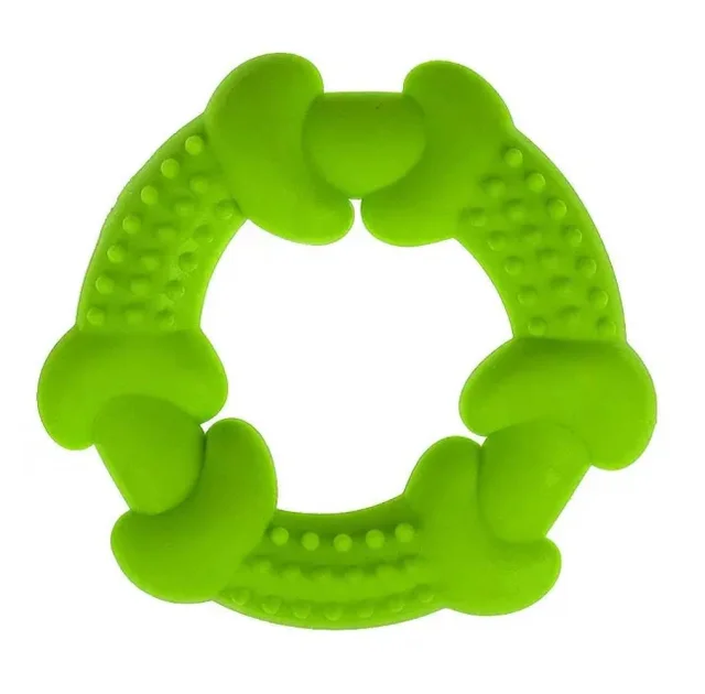 Іграшка для собак Dental Gum кільце з шипами гумове, 10,5 см
