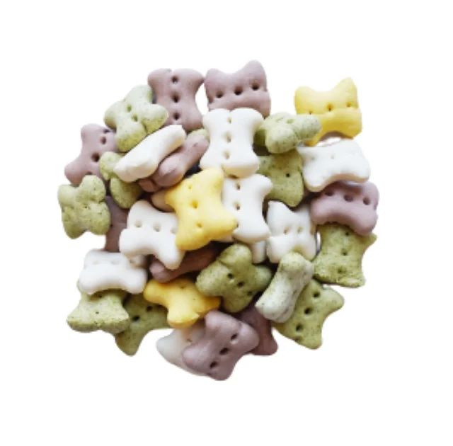 Ласощі AnimAll Crunch Dog, печиво кістка Mix, розмір S, 3 кг