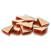 Лакомства Flamingo для собак, маленькие треугольники с курицей и рыбой, 75 г