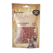 Ласощі Flamingo для котів, м'які кубики з лосося, 50 г