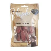 Лакомство Flamingo для собак, утиные сосиски, 75 г