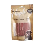 Лакомство Flamingo для собак, утиные палочки, 75 г