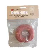 Жевательное кольцо Flamingo с мясом утки, 10 см, для собак, 100 г