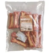 Жевательные кости Flamingo с мясом утки, 15 см, для собак, 16 шт, 1.6 кг