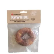 Жевательное кольцо Flamingo с мясом кролика, 10 см, для собак, 100 г