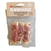 Жевательные ребрышки Flamingo с мясом кролика, 12 см, для собак, 3 шт, 90 г