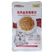 Вологий корм CattyMan Urinary Care Chicken Feast консерви з куркою та макреллю в желе, для котів, схильних до сечокам’яної хвороби, пауч, 45 г