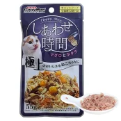 Вологий корм CattyMan Tuna Chicken Bonito консерви з тунцем, куркою та макреллю в желе, для котів, пауч, 55 г