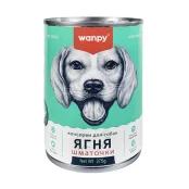 Консервы Wanpy Lamb Chunk для собак, кусочки, ягненок, 375 г