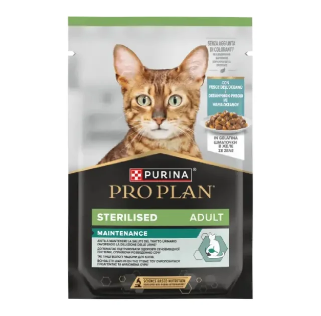 Консерви ProPlan Sterilised для стерилізованих котів, з океанічною рибою, 85 г