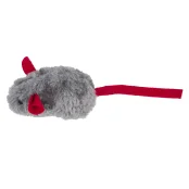 Іграшка AnimAll Fun Mouse з пищалкою для котів, 15 см