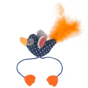 Іграшка AnimAll Fun Пташка з пір'ям для котів, 16 см