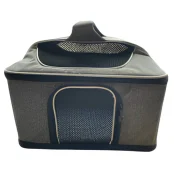 Сумка-переноска AnimAll м’яка для котів та собак дрібних порід, сірий, 40×28×28 см